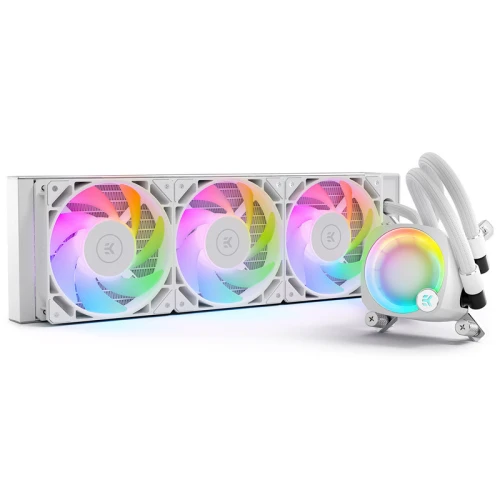 AiO EK Water Blocks EK-Nucleus CR360 Lux D-RGB White 360mm - photo 1