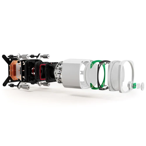 AiO EK Water Blocks EK-Nucleus CR360 Lux D-RGB White 360mm