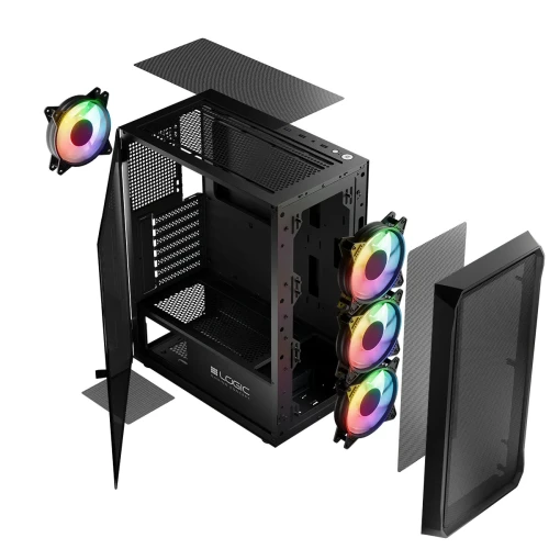 Logic Portos Midi ARGB Black