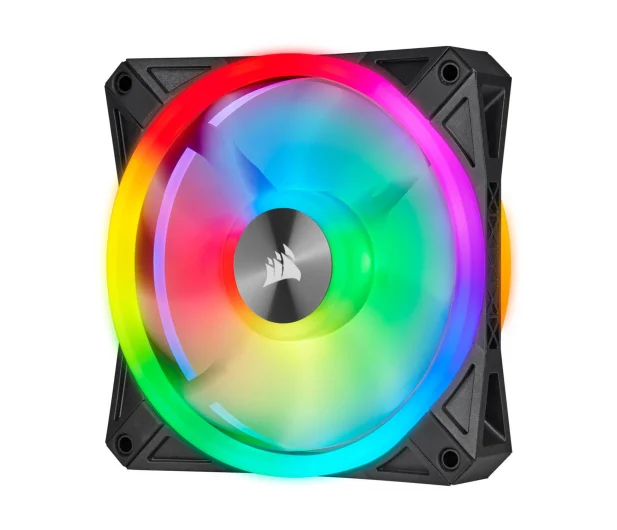Corsair iCUE QL120 RGB PWM Triple Pack+Lighting Node 3x120 - photo 2
