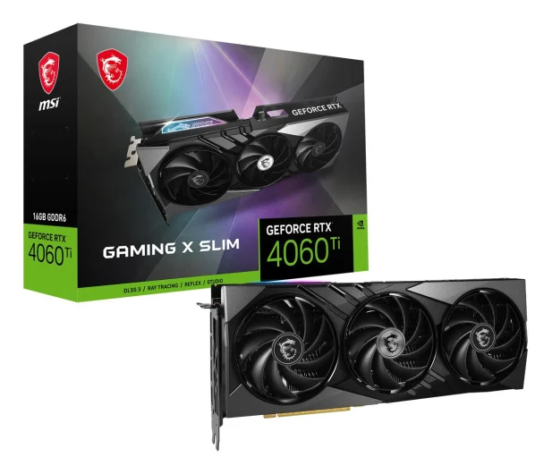 MSI GeForce RTX 4060 Ti Gaming X SLIM 16GB GDDR6 - photo 1
