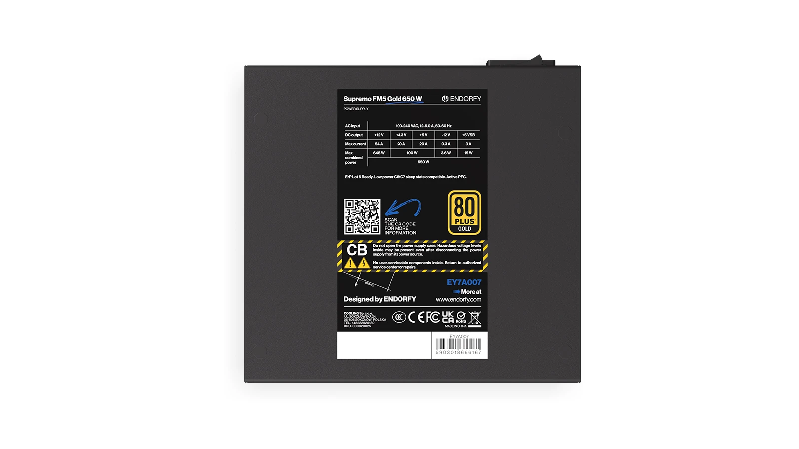 ENDORFY Supremo FM5 1000W 80 Plus Gold