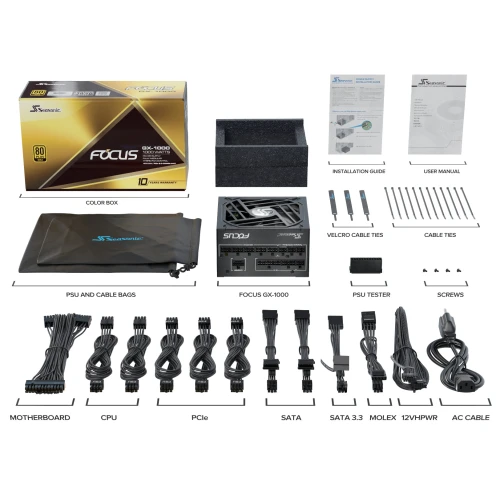 Seasonic FOCUS SPX 750W 80 Plus Platinum