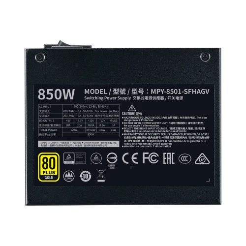 Cooler Master MWE GOLD-V2 750W 80 Plus Gold